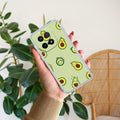 Cute Avocado Transparent Silicon Case For iQOO 15 5G