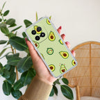 Cute Avocado Transparent Silicon Case For iQOO 15 5G