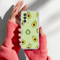 Cute Avocado Transparent Silicon Case For iQOO 9 SE 5G