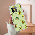 Cute Avocado Transparent Silicon Case For iQOO Neo 10 5G