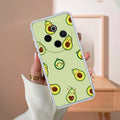 Cute Avocado Transparent Silicon Case For iQOO Z10 5G