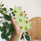 Cute Avocado Transparent Silicon Case For iQOO - ShopOnCliQ