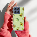 Cute Avocado Anti Yellow Case For Motorola Edge 60 Pro 5G