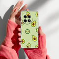 Cute Avocado Transparent Silicon Case For OnePlus 12R 5G