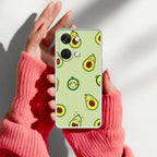 Cute Avocado Transparent Silicon Case For OnePlus Nord 3 5G