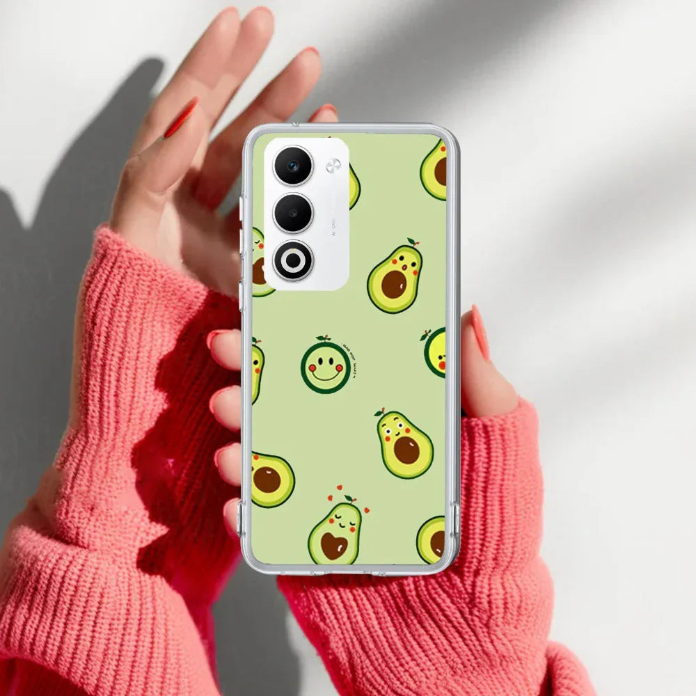 Cute Avocado Transparent Silicon Case For Oppo - ShopOnCliQ