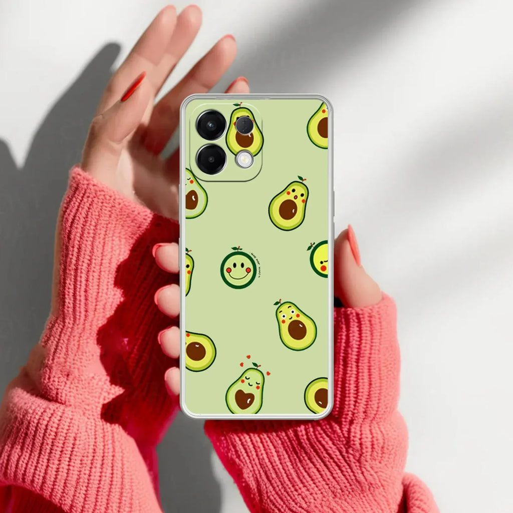 Cute Avocado Anti Yellow Case For Oppo K13 5G
