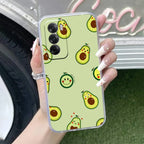 Cute Avocado Anti Yellow Case For Oppo Reno 12 Pro 5G