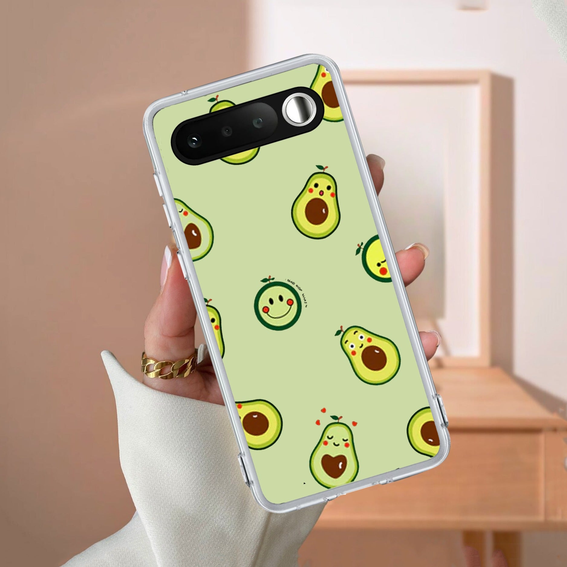 Cute Avocado Anti Yellow Case For Realme 16 5G