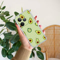 Cute Avocado Anti Yelllow Case For Realme GT 6 5G