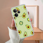 Cute Avocado Transparent Silicon Case For Realme/Narzo - ShopOnCliQ