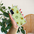 Cute Avocado Transparent Silicon Case For Redmi Note 11