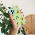 Cute Avocado Transparent Silicon Case For Redmi Note 12 4G