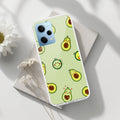 Cute Avocado Transparent Silicon Case For Redmi Note 12 5G