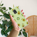 Cute Avocado Transparent Silicon Case For Redmi Note 15 Pro Plus 5G