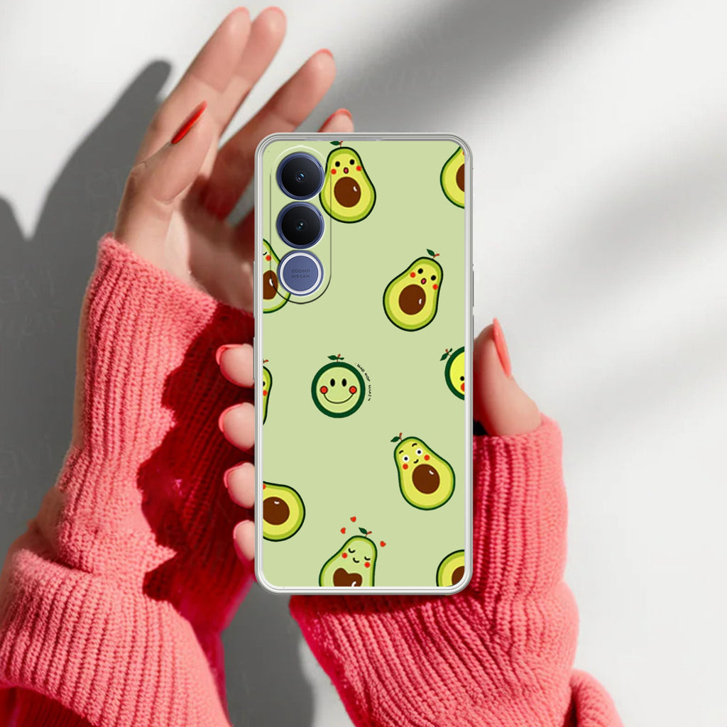 Cute Avocado Anti Yellow Case For Vivo V70 FE 5G