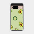 Cute Avocado Glossy Metal Case Cover For Google Pixel 8 5G