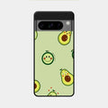 Cute Avocado Glossy Metal Case Cover For Google Pixel 8 Pro 5G