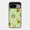 Cute Avocado Glossy Metal Case Cover For Google Pixel 9 5G