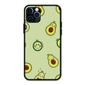 Cute Avocado Glossy Metal Case Cover For iPhone 12 Pro
