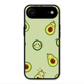 Cute Avocado Glossy Metal Case Cover For iPhone Air