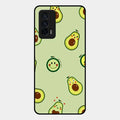 Cute Avocado Glossy Metal Case Cover For Iqoo 7 5G