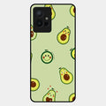 Cute Avocado Glossy Metal Case Cover For Iqoo Z6 5G