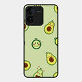 Cute Avocado Glossy Metal Case Cover For Iqoo Z9 5G