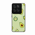 Cute Avocado Glossy Metal Case Cover For Motorola Edge 60 Pro 5G