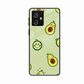 Cute Avocado Glossy Metal Case Cover For Motorola G64 5G