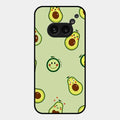 Cute Avocado Glossy Metal Case Cover For Nothing Phone 2A 5G