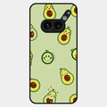 Cute Avocado Glossy Metal Case Cover For Nothing Phone 2A Plus