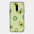 Cute Avocado Glossy Metal Case Cover For Oneplus 7 Pro
