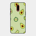 Cute Avocado Glossy Metal Case Cover For Oneplus 7