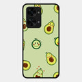 Cute Avocado Glossy Metal Case Cover For Oneplus Nord 2T 5G