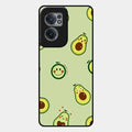 Cute Avocado Glossy Metal Case Cover For Oneplus Nord Ce 2 5G