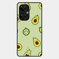 Cute Avocado Glossy Metal Case Cover For Oneplus Nord Ce5 5G