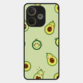 Cute Avocado Glossy Metal Case Cover For Oppo A5 Pro 5G