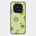 Cute Avocado Glossy Metal Case Cover For Oppo F29 5G