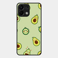 Cute Avocado Glossy Metal Case Cover For Oppo K13 5G