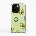 Cute Avocado Glossy Metal Case Cover For Oppo Reno 15 Pro Mini 5G