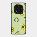 Cute Avocado Glossy Metal Case Cover For Poco X7 5G