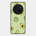 Cute Avocado Glossy Metal Case Cover For Realme 12 Pro Plus 5G