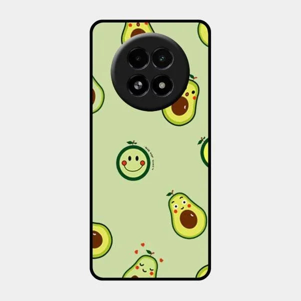 Cute Avocado Glossy Metal Case Cover For Realme 13 5G