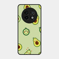 Cute Avocado Glossy Metal Case Cover For Realme 13 Plus 5G