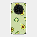 Cute Avocado Glossy Metal Case Cover For Realme 14 Pro 5G