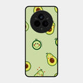 Cute Avocado Glossy Metal Case Cover For Realme 14 Pro Plus 5G