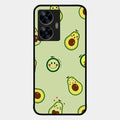 Cute Avocado Glossy Metal Case Cover For Realme C55