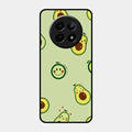 Cute Avocado Glossy Metal Case Cover For Realme C65 5G