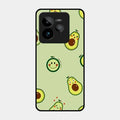 Cute Avocado Glossy Metal Case Cover For Realme Gt 7 Pro